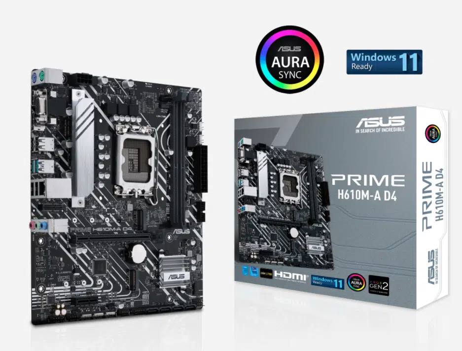 ASUS H610M-A DDR4 הוא לוח אם מצוין לשימושים משרדיים, משחקים קלים ותחנות עבודה אמינות. עם תמיכה במעבדי Intel מהדור החדש, חיבורי PCIe 4.0, ואפשרויות אחסון מהירות, מדובר בפתרון משתלם ואמין למשתמשים שמעוניינים בביצועים גבוהים מבלי לקרוע את הכיס.