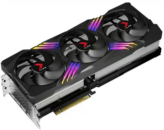 ⁦כרטיס מסך PNY GeForce RTX 4090 24GB GDDR6X XLR8 GAMING VERTO EPIC-X RGB Triple Fan HDMI 3xDP⁩ – תמונה ⁦4⁩