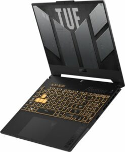 מחשב גיימינג נייד Asus TUF Gaming F15 FX507VV4-LP060W עם מעבד Intel Core i7-13620H, כרטיס מסך NVIDIA RTX 4050 6GB וזיכרון 32GB RAM, מספק חוויית משחק חלקה ועמידות גבוהה לשימוש יומיומי. עם אחסון 1TB SSD, מסך 15.6 אינץ' FHD וקישוריות מתקדמת Wi-Fi 6 ו-Bluetooth 5.1, זהו לפטופ אידיאלי לגיימרים וליוצרים שמחפשים ביצועים ואמינות