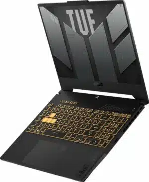 מחשב גיימינג נייד Asus TUF Gaming F15 FX507VV4-LP060W עם מעבד Intel Core i7-13620H, כרטיס מסך NVIDIA RTX 4050 6GB וזיכרון 32GB RAM, מספק חוויית משחק חלקה ועמידות גבוהה לשימוש יומיומי. עם אחסון 1TB SSD, מסך 15.6 אינץ' FHD וקישוריות מתקדמת Wi-Fi 6 ו-Bluetooth 5.1, זהו לפטופ אידיאלי לגיימרים וליוצרים שמחפשים ביצועים ואמינות