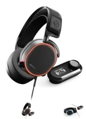 אוזניות גיימרים  Arctis Pro + GameDAC צבע שחור