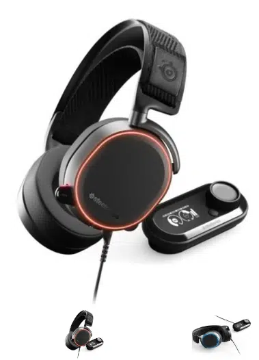 אוזניות גיימרים  Arctis Pro + GameDAC צבע שחור