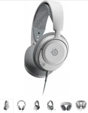 אוזנית גיימרים SteelSeries Arctis Nova 1 - צבע לבן