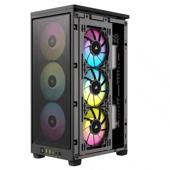 ⁦מארז ללא ספק Corsair 2000D RGB AIRFLOW Mini-ITX - צבע שחור⁩ – תמונה ⁦3⁩