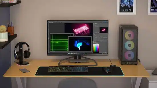 ⁦מארז ללא ספק Corsair 2000D RGB AIRFLOW Mini-ITX - צבע שחור⁩ – תמונה ⁦2⁩