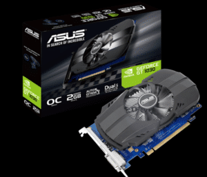 ASUS PH-GT1030-O2G DVI HDMI 2G GDDR5-כרטיס מסך