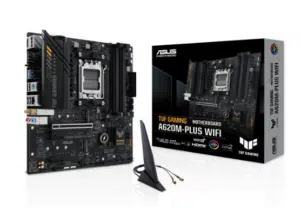 לוח אם ASUS TUF GAMING A620M-PLUS WIFI AMD AM5 A620 DDR5