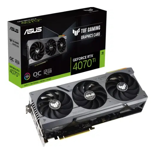 כרטיס מסך ASUS TUF Gaming GeForce RTX 4070 Ti 12GB GDDR6X OC Edition