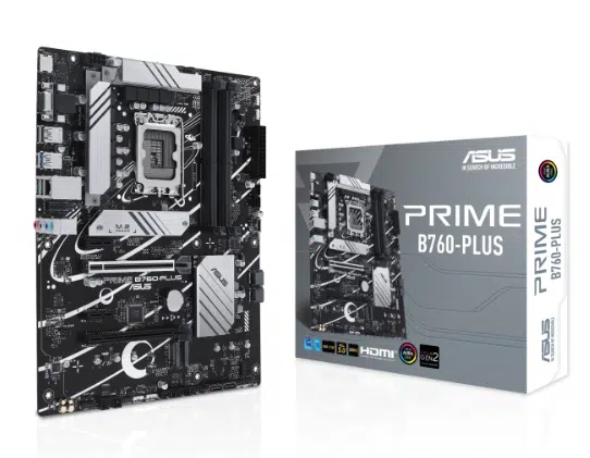 לוח אם PRIME B760-PLUS MB (INTEL B760) LGA1700 USB 3.2 G2*2 AURA