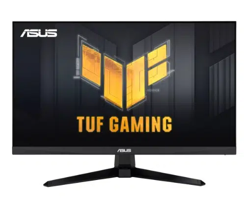 ASUS VG246H1A – מסך גיימינג 23.8 אינץ' עם פאנל IPS, קצב רענון 100Hz, זמן תגובה 0.5ms, FreeSync וטכנולוגיות גיימינג מתקדמות.