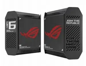 מערכת Mesh מדגם ROG Rapture GT6 מבית ASUS מביאה ביצועי WiFi 6 מתקדמים, עם עיצוב אלגנטי, מהירות של עד 10Gbps, 9 אנטנות פנימיות, תכונות גיימינג מובנות ואבטחה מקיפה לבית חכם ועתיר מכשירים.