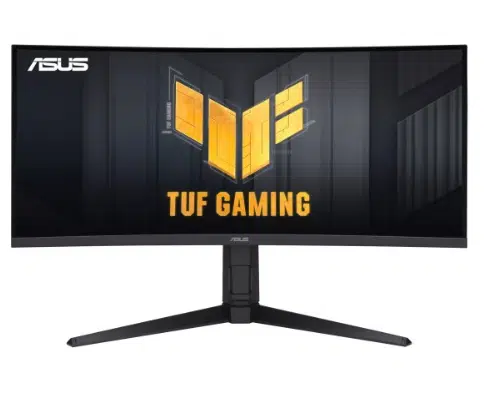 ASUS TUF Gaming VG34VQEL1A – מסך גיימינג קעור 34 אינץ’ UWQHD 100Hz