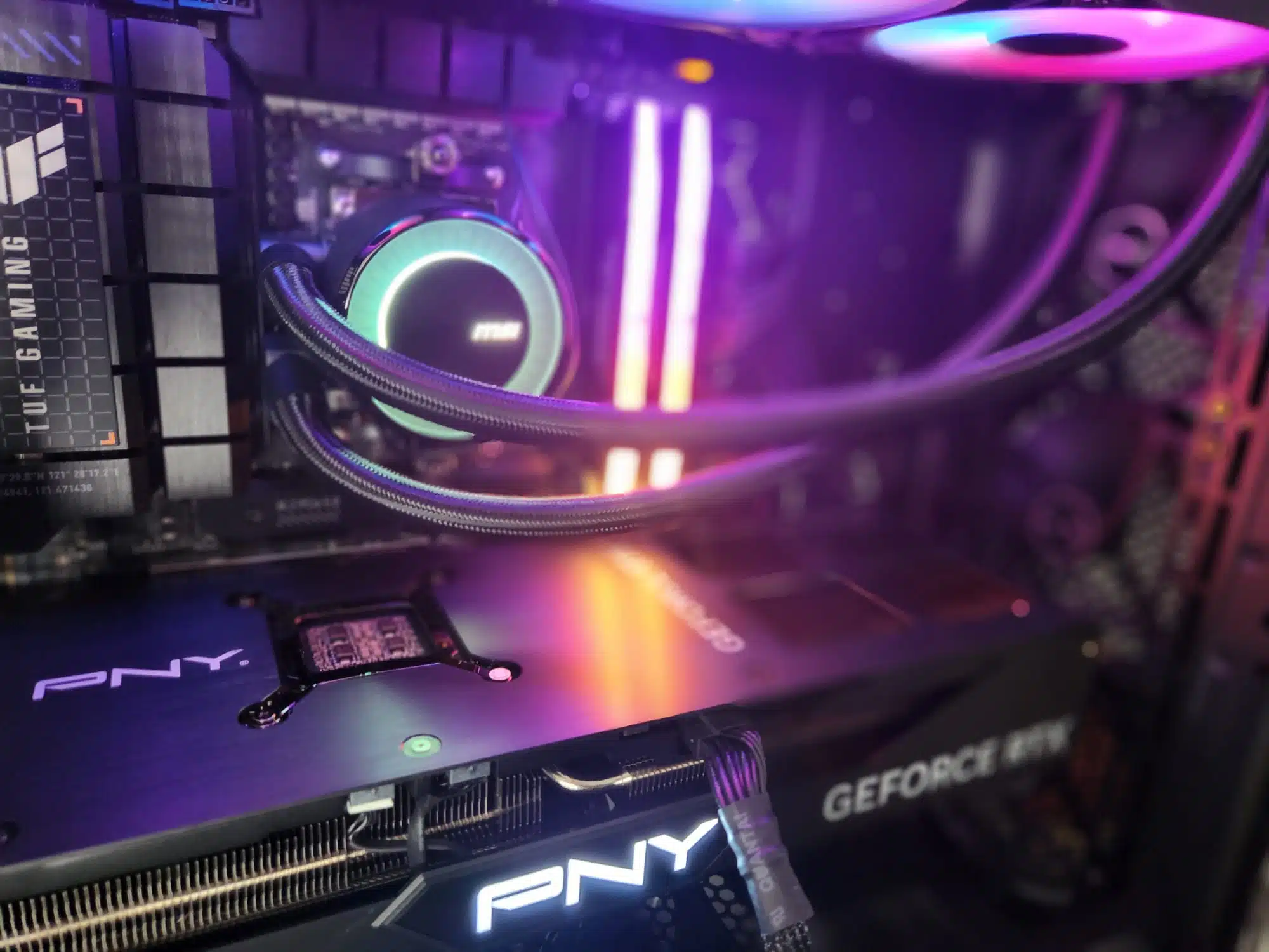 ⁦מחשב גיימינג נייח-RYZEN 7800X3D-Sapphire PULSE RX 7900 XTX GAMING OC 24GB GDDR6 \ RTX4080 SUPER 16GB הוספה של 400 ש"ח⁩ – תמונה ⁦4⁩