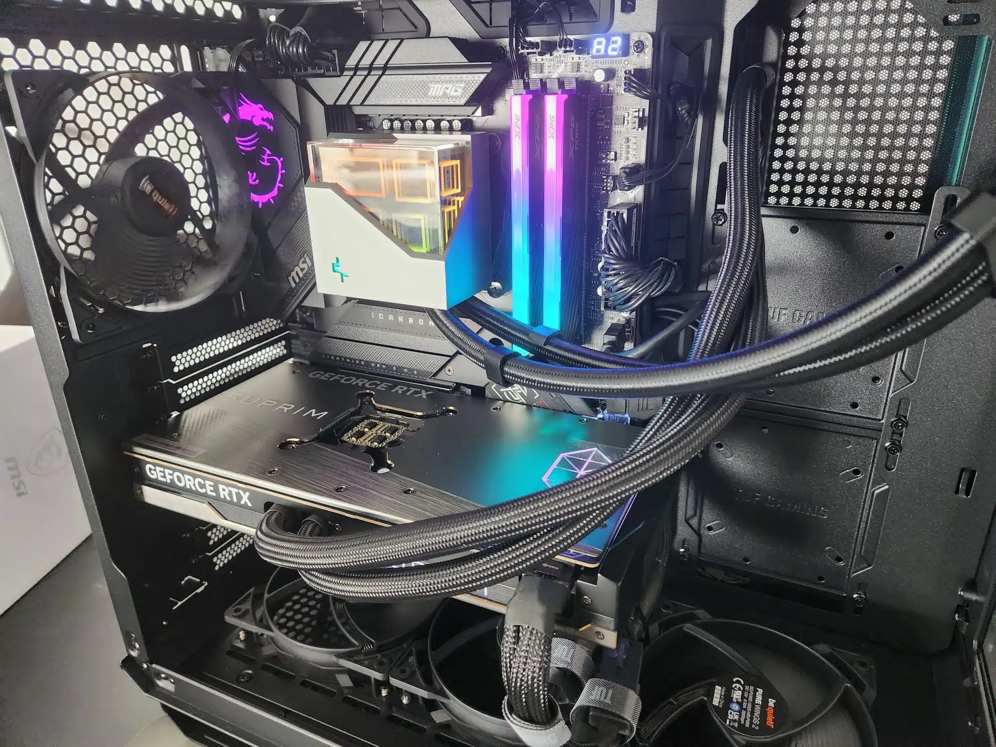 ⁦מחשב גיימינג נייח-RYZEN 7800X3D-Sapphire PULSE RX 7900 XTX GAMING OC 24GB GDDR6 \ RTX4080 SUPER 16GB הוספה של 400 ש"ח⁩ – תמונה ⁦6⁩