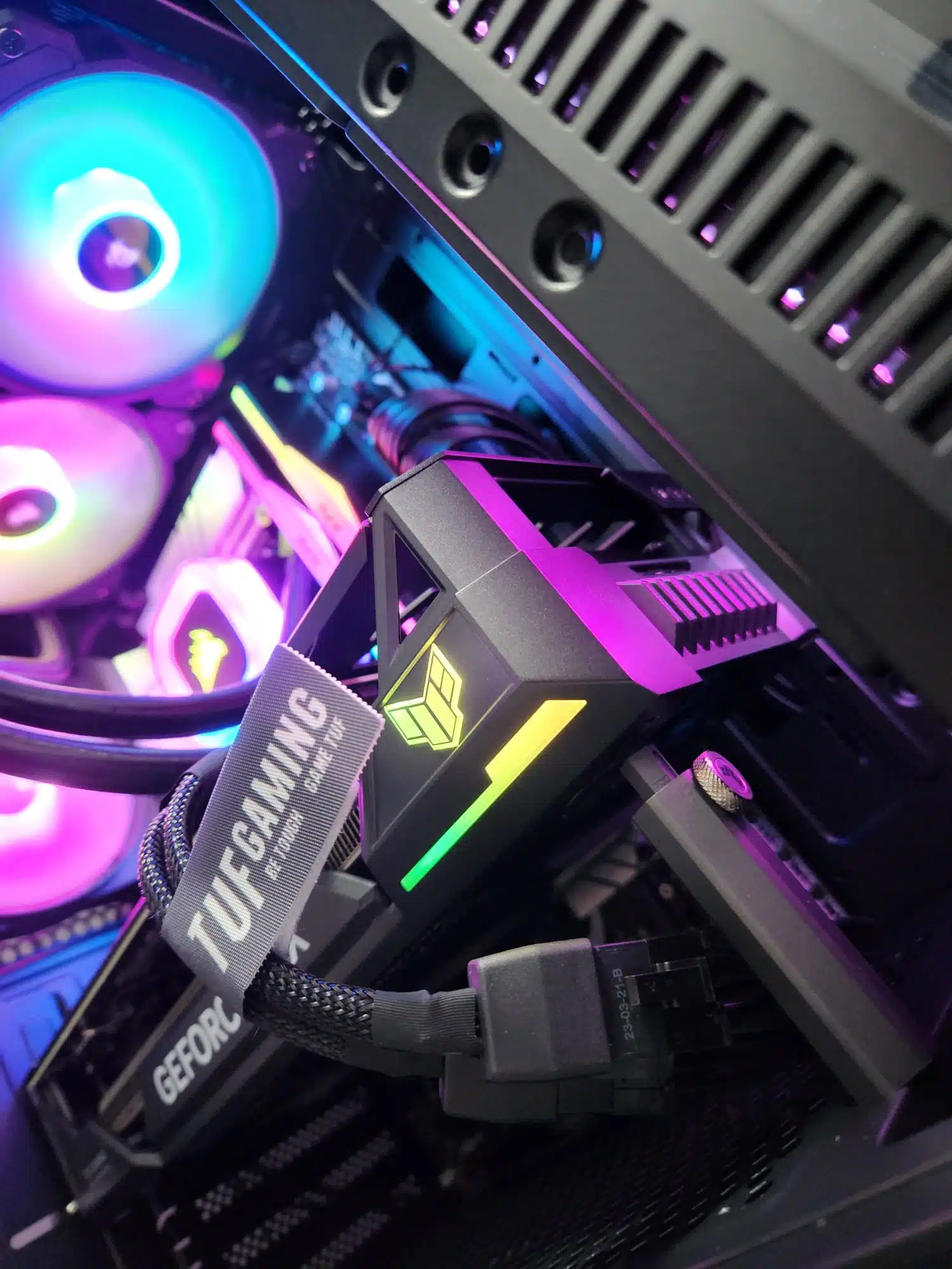 ⁦מחשב גיימינג נייח-Ryzen 7 7800X3D-MSI GeForce RTX 4090 VENTUS 3X 24G OC⁩ – תמונה ⁦9⁩