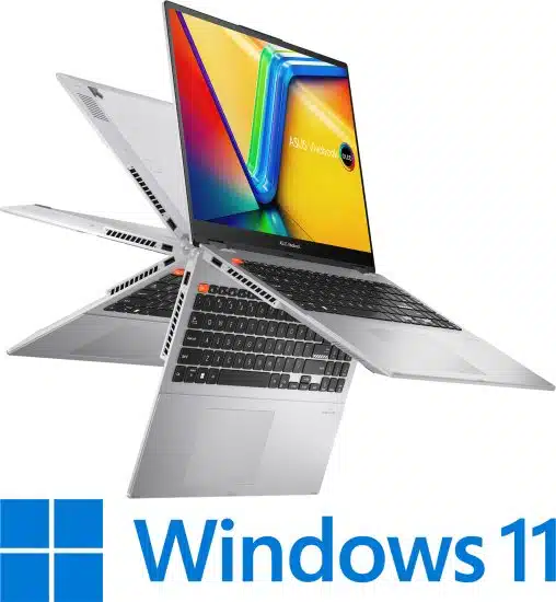 מחשב נייד Asus Vivobook S 16 Flip OLED TP3604VA-MY057W - צבע Cool Silver