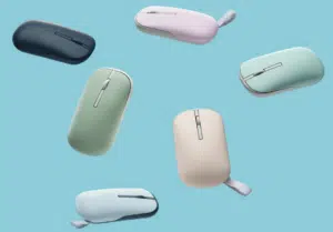 עכבר אלחוטי-ASUS Marshmallow Mouse MD100 /Colorful & Portable/ BT 5/ 2.4GHz / 1600dpi /Dark blue+Light blue set /Lilach +Light Green set /Cream + Light Green set