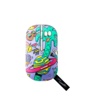 עכבר אלחוטי-ASUS Marshmallow Mouse MD100 Steven Harrington Edition / BT 5 / 2.4GHz / Fun Palm Tree Caricature