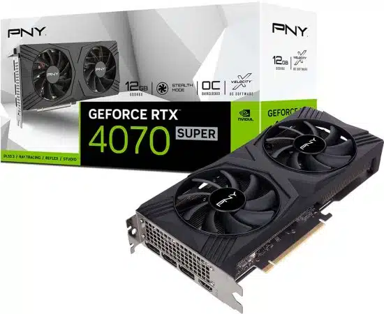 כרטיס מסך PNY RTX 4070 SUPER 12GB GDDR6X OC DF HDMI 3xDP