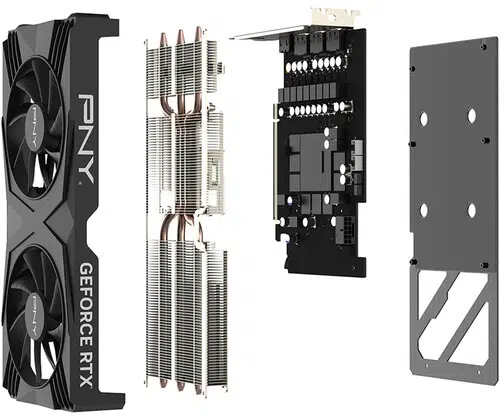 ⁦כרטיס מסך PNY RTX 4070 SUPER 12GB GDDR6X OC DF HDMI 3xDP⁩ – תמונה ⁦3⁩