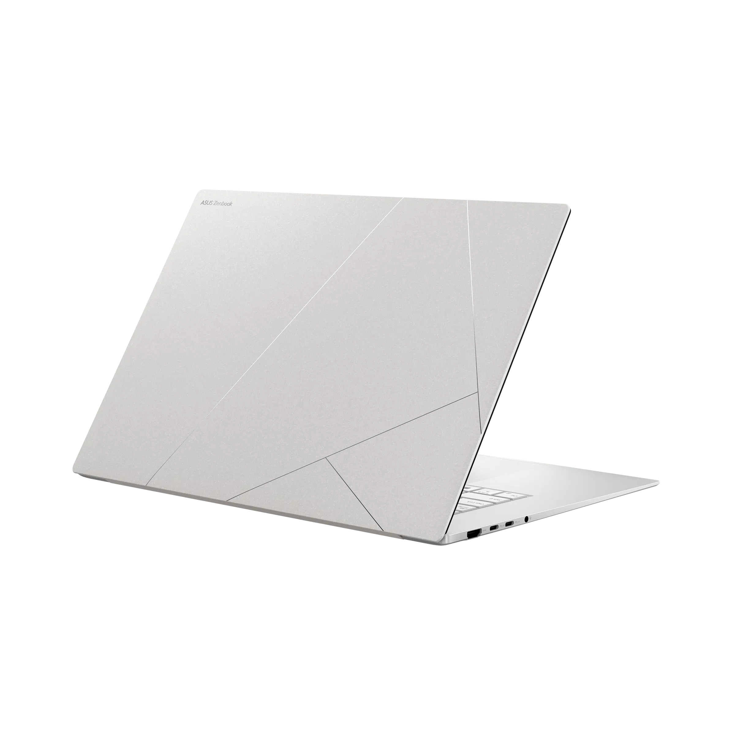 ⁦מחשב נייד אסוס ASUS Zenbook S 16 OLED UM5606WA-RJ256X צבע Scandinavian White⁩ – תמונה ⁦3⁩