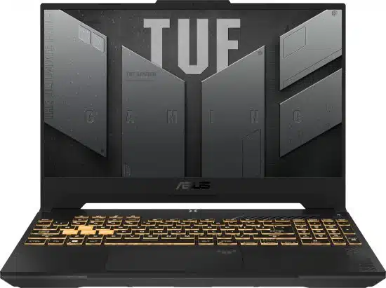 ⁦מחשב נייד Asus TUF Gaming F15 (2023) FX507VI-LP080 i7-13620H 16GB 2TB RTX4070 - צבע Mecha Gray, ללא מערכת הפעלה ו- שנה אחריות ע"י היבואן הרשמי⁩ – תמונה ⁦5⁩