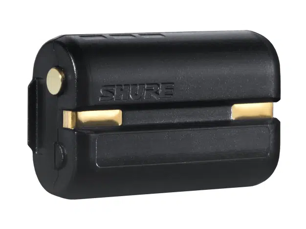 Shure SB900B – סוללה נטענת מקצועית למיקרופונים ומערכות Shure.