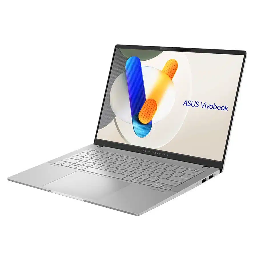 ⁦מחשב נייד מחודש 14 אינץ ASUS VivoBook S M5406WA-QD134r Ryzen AI 9 HX 370 32GB 1TB  - צבע כסוף, ללא מערכת הפעלה ושנה אחריות באתר הלקוח⁩ – תמונה ⁦3⁩