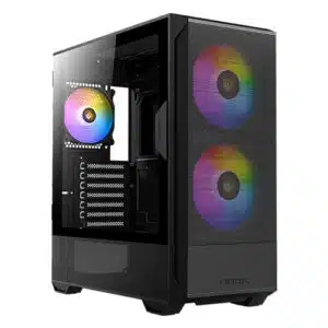 מארז מחשב ANTEC NX416L עם קירור ARGB, פאנל זכוכית מחוסמת וזרימת אוויר אופטימלית