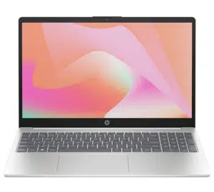 לפטופ HP 15-fd0056nj עם מסך FHD 15.6 אינץ', מעבד Intel® Core™ i5, 16GB RAM ו-512GB SSD, גרפיקה Intel Iris Xᵉ.