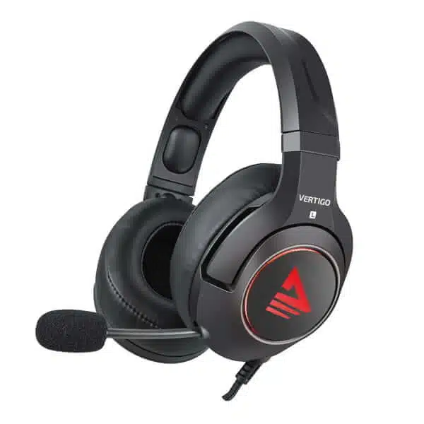 אוזניות גיימינג SAVIO VERTIGO עם סאונד וירטואלי 7.1, מיקרופון נשלף ועיצוב ארגונומי