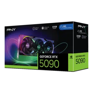 כרטיס מסך NVIDIA GeForce RTX 5090 עם זיכרון 32GB GDDR7 ותמיכה ברזולוציית 4K ו-8K.