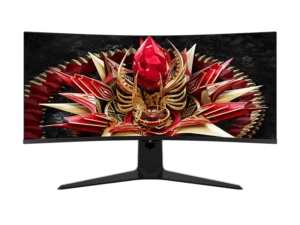 TCL 34R83Q – מסך גיימינג קעור מתקדם בגודל 34 אינץ', טכנולוגיית Mini LED, רזולוציית WQHD וקצב רענון של 170Hz