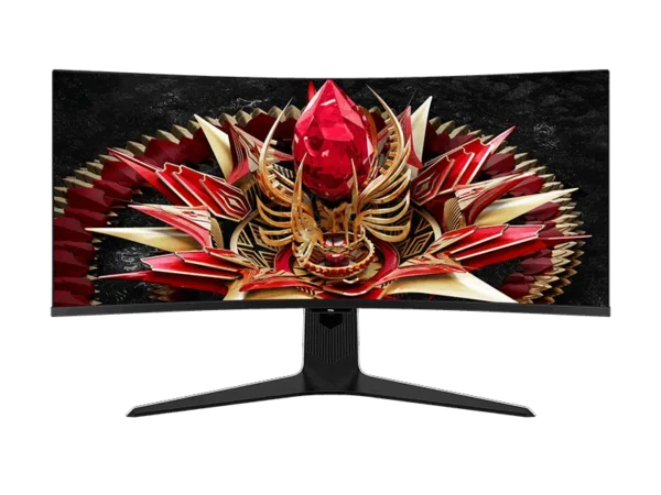 TCL 34R83Q – מסך גיימינג קעור מתקדם בגודל 34 אינץ', טכנולוגיית Mini LED, רזולוציית WQHD וקצב רענון של 170Hz