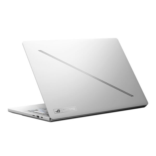 מחשב גיימינג ROG Zephyrus G14 GA403WR-QS094 – עיצוב קליל בצבע לבן, מסך OLED 3K, כרטיס RTX 5070 Ti וביצועים עוצמתיים.