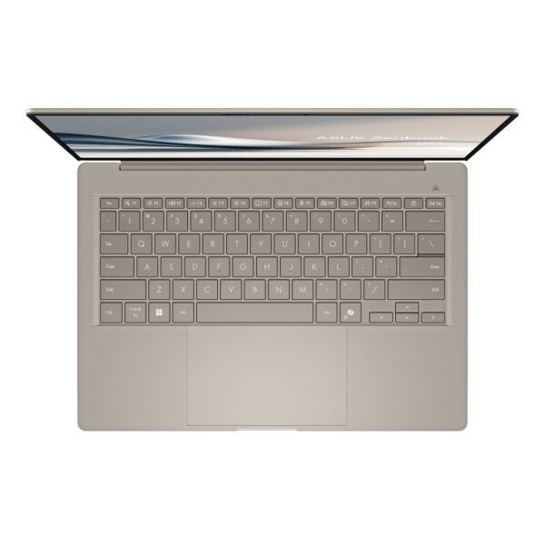 ⁦מחשב נייד 14 אינץ ASUS Zenbook 14 UX3407QA-QD344W Snapdragon X1 16GB 1TB - צבע Zabriskie Beige, כולל מערכת הפעלה⁩ – תמונה ⁦2⁩