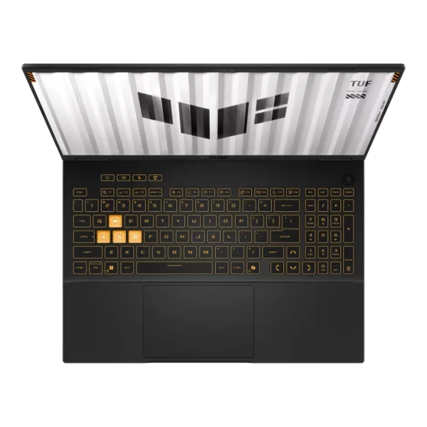 ⁦מחשב נייד 16 אינץ ASUS TUF Gaming F16 FX608JHR-RV007 i7-14650HX 32GB 1TB RTX 5050 - צבע שחור, ללא מערכת הפעלה⁩ – תמונה ⁦2⁩