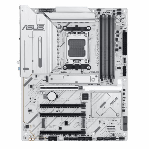 לוח אם ASUS X870 MAX GAMING WIFI7 W עם תמיכה ב־Ryzen 9000, WiFi 7 ו־RGB