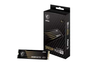 כונן MSI SPATIUM M480 PRO PCIe 4.0 NVMe M.2 – זמין בנפחים של 1TB, 2TB ו־4TB, עם מהירות של עד 7400MB/s