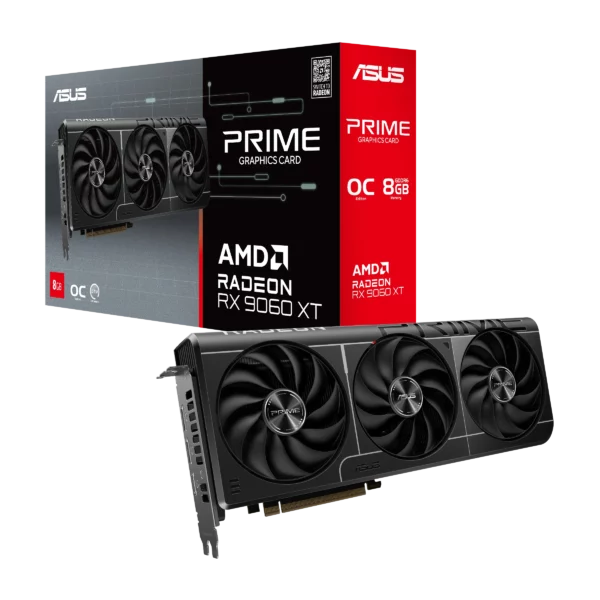 ⁦כרטיס מסך ASUS Prime Radeon RX 9060 XT 8GB GDDR6 OC Edition⁩ – תמונה ⁦5⁩