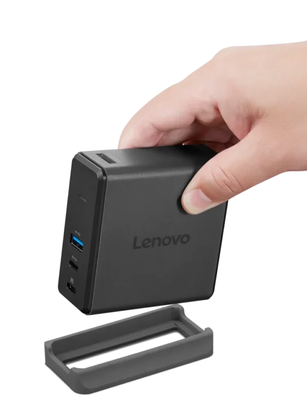 תחנת עגינה ניידת עם אפשרות טעינה Lenovo Charging GAN Dock G0AE0065IS
