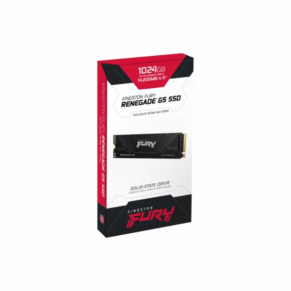 ⁦כונן אחסון פנימי Kingston FURY Renegade G5 PCIe 5.0 SFYR2S/4T0 NVMe M.2 SSD 4TB⁩ – תמונה ⁦2⁩