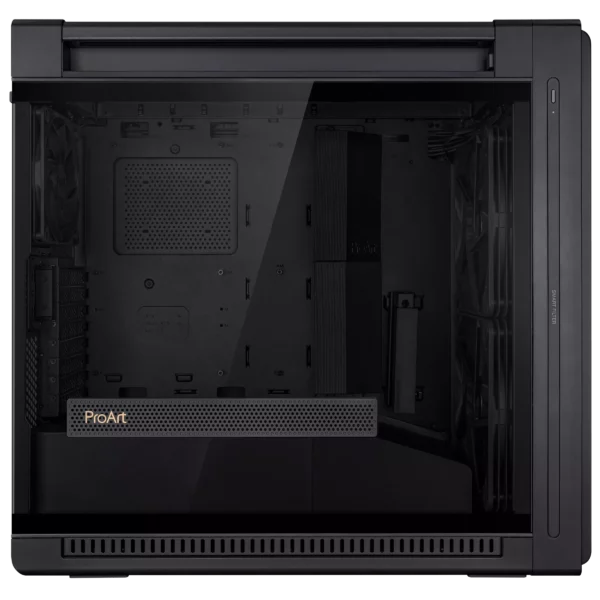 מארז ASUS ProArt PA602 – מארז Mid-Tower עם זכוכית מחוסמת, זרימת אוויר חזקה ותמיכה בלוחות אם מתקדמים