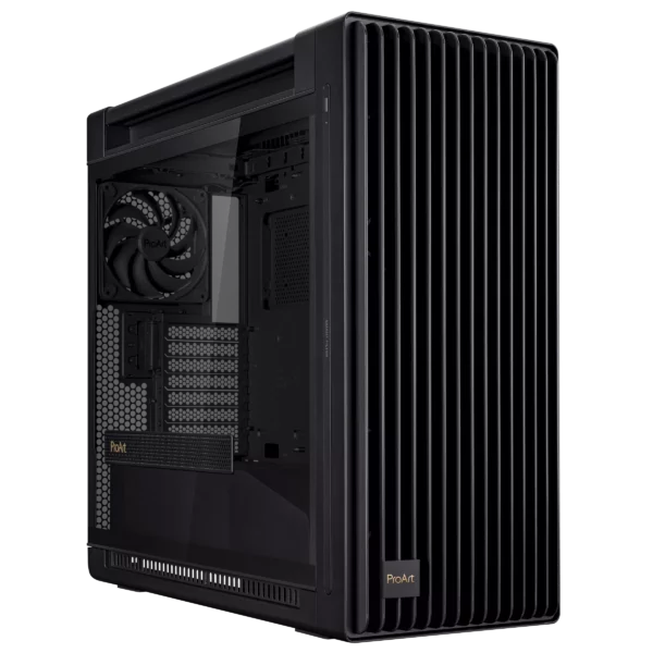 מארז ASUS ProArt PA602 – מארז Mid-Tower עם זכוכית מחוסמת, זרימת אוויר חזקה ותמיכה בלוחות אם מתקדמים