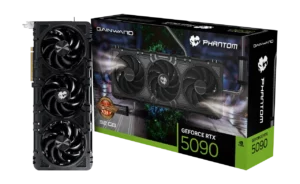 Gainward GeForce RTX 5090 Phantom GS – כרטיס מסך יוקרתי עם 32GB GDDR7 וארכיטקטורת Blackwell