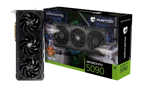 Gainward GeForce RTX 5090 Phantom GS – כרטיס מסך יוקרתי עם 32GB GDDR7 וארכיטקטורת Blackwell