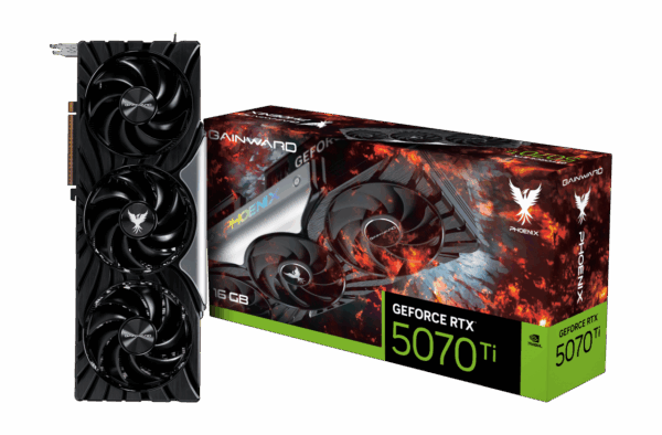 Gainward GeForce RTX 5070 Ti Phoenix – כרטיס מסך עוצמתי עם עיצוב Phoenix, זיכרון GDDR7 וביצועים מרשימים