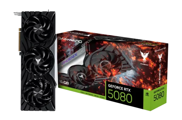 Gainward GeForce RTX 5080 Phoenix V1 – כרטיס מסך עוצמתי עם עיצוב ARGB, זיכרון GDDR7 וטכנולוגיות AI מתקדמות