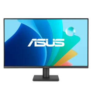 מסך ASUS VA279QG – תצוגת IPS בגודל 27 אינץ’, רזולוציית FHD, קצב רענון 120Hz, זמן תגובה 1ms, רמקולים מובנים, חיבורים מגוונים וטכנולוגיית Eye Care. אידיאלי לגיימינג ולעבודה ממושכת.