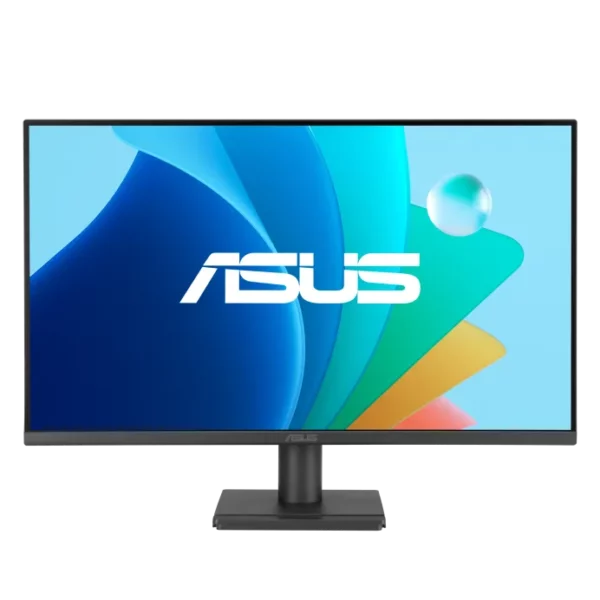 מסך ASUS VA279QG – תצוגת IPS בגודל 27 אינץ’, רזולוציית FHD, קצב רענון 120Hz, זמן תגובה 1ms, רמקולים מובנים, חיבורים מגוונים וטכנולוגיית Eye Care. אידיאלי לגיימינג ולעבודה ממושכת.